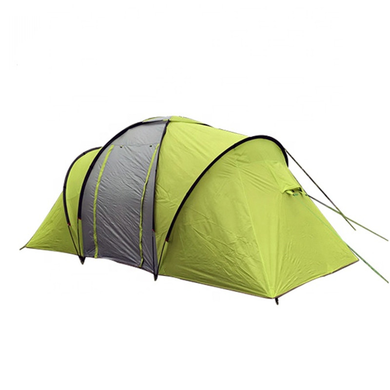 Double Layer Family Camping เต็นท์กันน้ำกลางแจ้ง