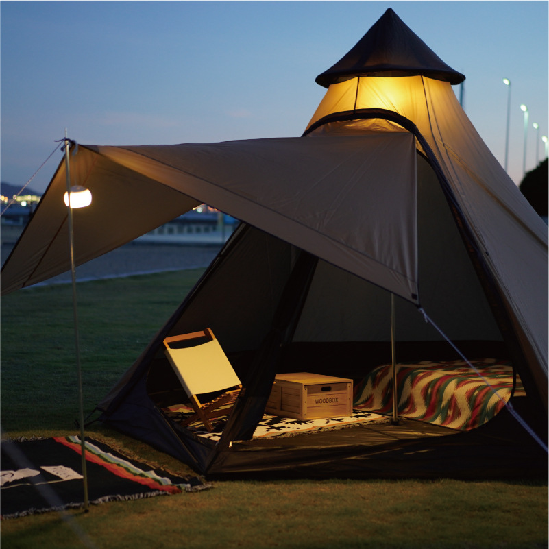 ประกอบหลังคาแคมป์ปิ้ง Pop-Up ทันที